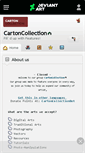 Mobile Screenshot of cartoncollection.deviantart.com