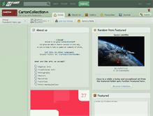 Tablet Screenshot of cartoncollection.deviantart.com