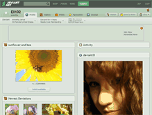 Tablet Screenshot of eli102.deviantart.com