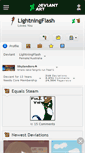 Mobile Screenshot of lightningflash.deviantart.com