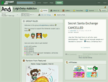 Tablet Screenshot of luigixdaisy-addicts.deviantart.com