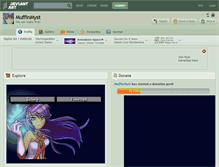 Tablet Screenshot of muffinmyst.deviantart.com