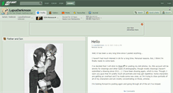 Desktop Screenshot of lupusdarkmoon.deviantart.com