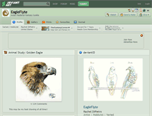 Tablet Screenshot of eagleflyte.deviantart.com