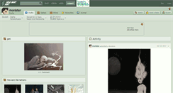 Desktop Screenshot of monister.deviantart.com