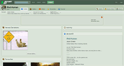Desktop Screenshot of ipod-human.deviantart.com
