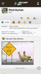 Mobile Screenshot of ipod-human.deviantart.com