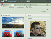 Tablet Screenshot of 3dnutta.deviantart.com
