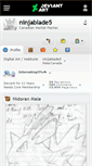 Mobile Screenshot of ninjablade5.deviantart.com