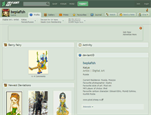 Tablet Screenshot of beplafish.deviantart.com