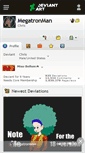 Mobile Screenshot of megatronman.deviantart.com
