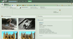 Desktop Screenshot of kitten-z.deviantart.com