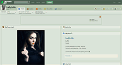 Desktop Screenshot of ladylulla.deviantart.com