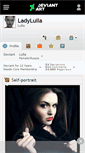 Mobile Screenshot of ladylulla.deviantart.com