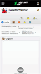 Mobile Screenshot of galacticwarrior.deviantart.com