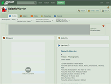 Tablet Screenshot of galacticwarrior.deviantart.com