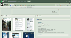 Desktop Screenshot of delreal.deviantart.com