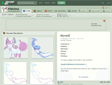 Tablet Screenshot of kilaicious.deviantart.com