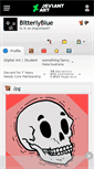 Mobile Screenshot of bitterlyblue.deviantart.com
