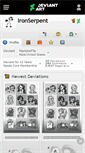 Mobile Screenshot of ironserpent.deviantart.com