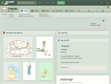 Tablet Screenshot of chiiyuki.deviantart.com