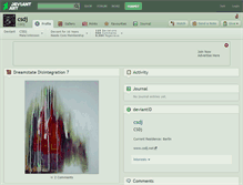 Tablet Screenshot of csdj.deviantart.com