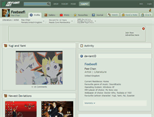 Tablet Screenshot of feebeefi.deviantart.com