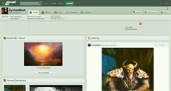 Desktop Screenshot of eyeseeblack.deviantart.com