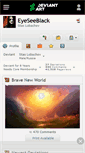 Mobile Screenshot of eyeseeblack.deviantart.com