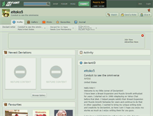 Tablet Screenshot of eitoko5.deviantart.com
