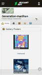 Mobile Screenshot of generation-manfra.deviantart.com