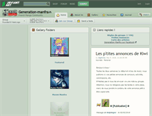 Tablet Screenshot of generation-manfra.deviantart.com