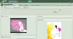 Desktop Screenshot of ninja-kittenboo.deviantart.com