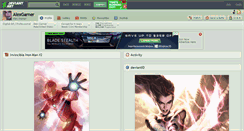 Desktop Screenshot of alexgarner.deviantart.com