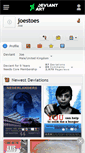 Mobile Screenshot of joestoes.deviantart.com