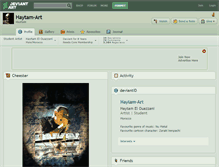 Tablet Screenshot of haytam-art.deviantart.com