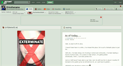 Desktop Screenshot of erinsthename.deviantart.com