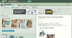 Desktop Screenshot of kittycatstudio.deviantart.com