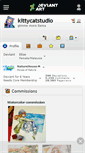 Mobile Screenshot of kittycatstudio.deviantart.com