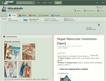 Tablet Screenshot of kittycatstudio.deviantart.com