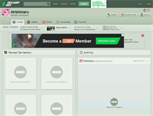 Tablet Screenshot of mrishimaru.deviantart.com