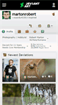 Mobile Screenshot of martonrobert.deviantart.com