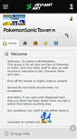 Mobile Screenshot of pokemonsonictower.deviantart.com