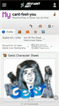 Mobile Screenshot of cant-feel-you.deviantart.com