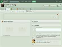 Tablet Screenshot of kwan-hwa-shiang.deviantart.com