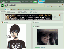 Tablet Screenshot of air-siren-satsuki.deviantart.com