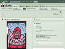 Tablet Screenshot of billmeiggs.deviantart.com