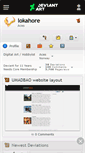 Mobile Screenshot of lokahore.deviantart.com