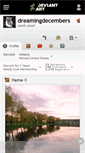 Mobile Screenshot of dreamingdecembers.deviantart.com