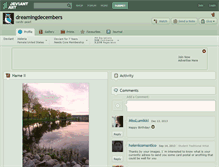 Tablet Screenshot of dreamingdecembers.deviantart.com